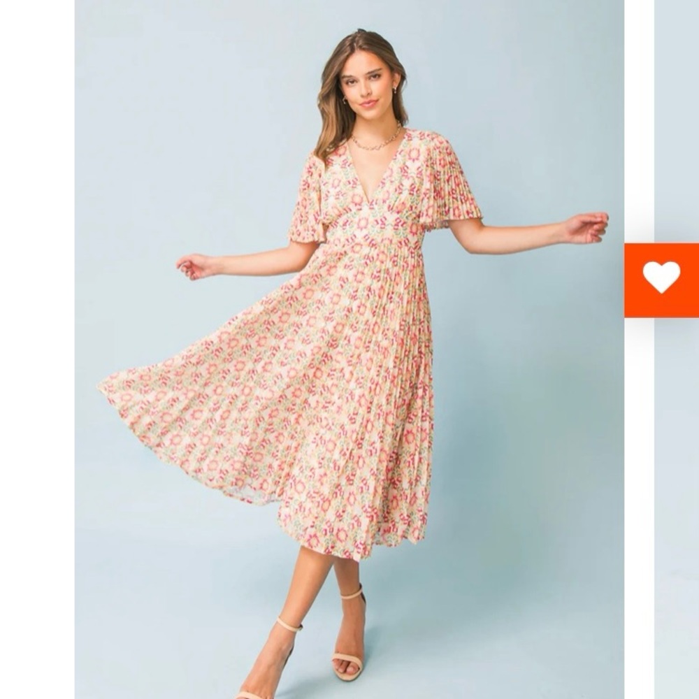 🌸 Baltic Born Floral Midi Dress 🌸